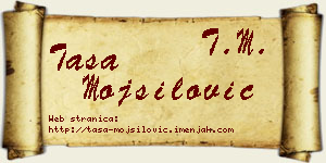 Tasa Mojsilović vizit kartica